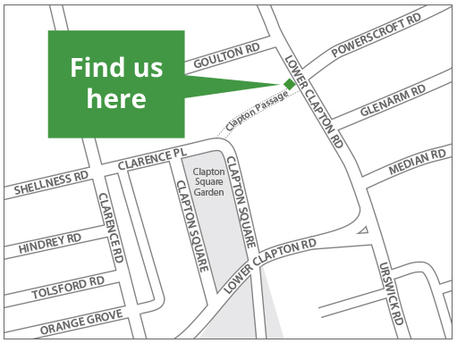 hackney Vets Map